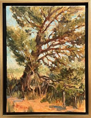 The Elder Phyllis Horne, The Elder, oil, 12x9, 13x10 w frame