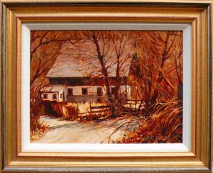 Almost Winter Phyllis Horne, Almost Winter, 9x12, oil, WEB