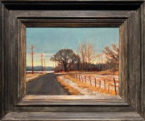 Back Road Phyllis Horne, Back Road, oil, 9x12, 14x17