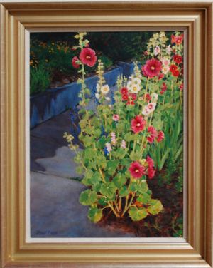 Freshly Watered Phyllis Horne, Freshly Watered, 24x18, oil