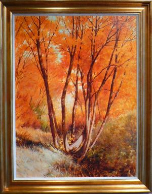 October in the Canyon October in the Canyon, oil, 40x30, 46x36 w frame