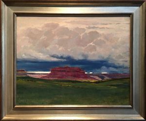 Passing Storm Phyllis Horne, Passing Storm, oil on panel, 17x22, 22x27 with frame, sm WEB