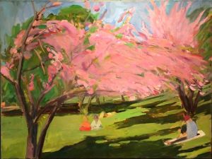 Blossom Season Karen Horne, Blossom Season, oil, 27x36 gallery wrap, Special Offer - $2,200