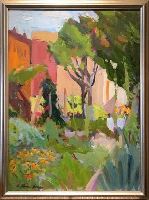 Urban Jungle Karen Horne, Urban Jungle, oil on linen, 30x22, 33x25 w frame