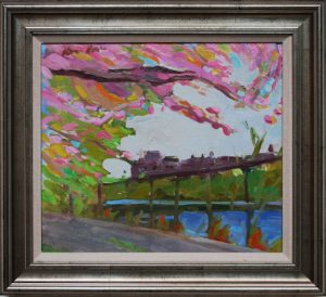 View of the East Side, Manhattan Karen Horne, View of the East Side, Manhattan, oil on linen, (private collection)