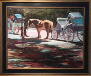 Once Around the Park Karen Horne, Once Around the Park, oil, 24x30, 30x36 w frame, $3,250-4